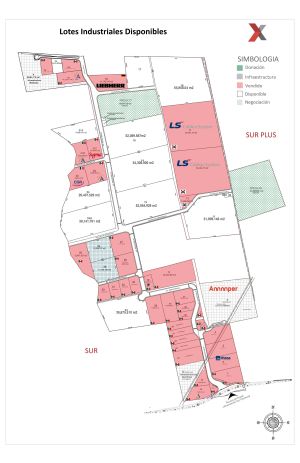 Lotes disponibles parque industrial urbano 125 hectareas corregidora queretaro - A.R.C. Inmobiliaria