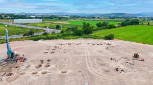 Vista aerea general de lotes industriales para cedis y data centers - A.R.C. Inmobiliaria