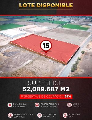 Lote industrial 15 disponible - A.R.C. Inmobiliaria
